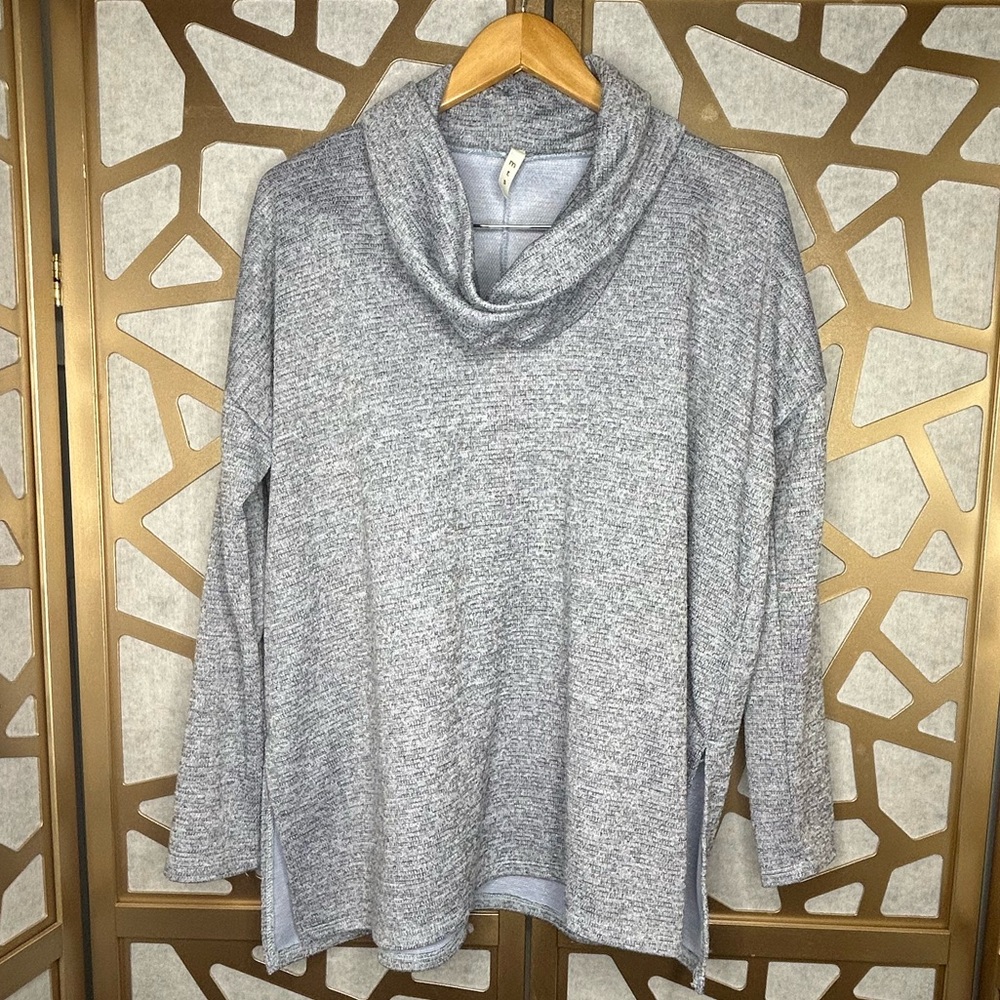 Soft Knit Cowl Neck Top